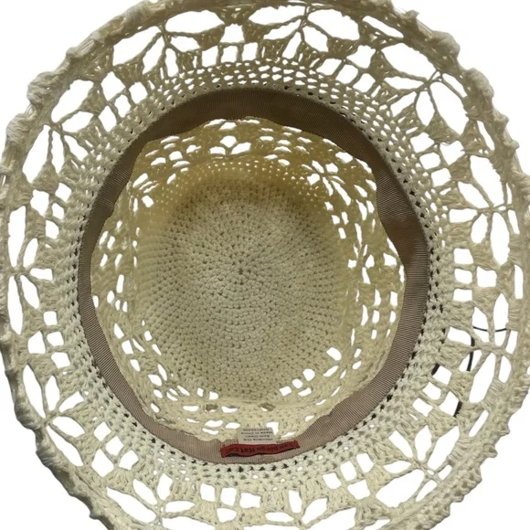 San Diego Hat co,Beige,cream,off white,dark brown band, O/S, Bucket hat,Sun hat - Picture 5 of 7